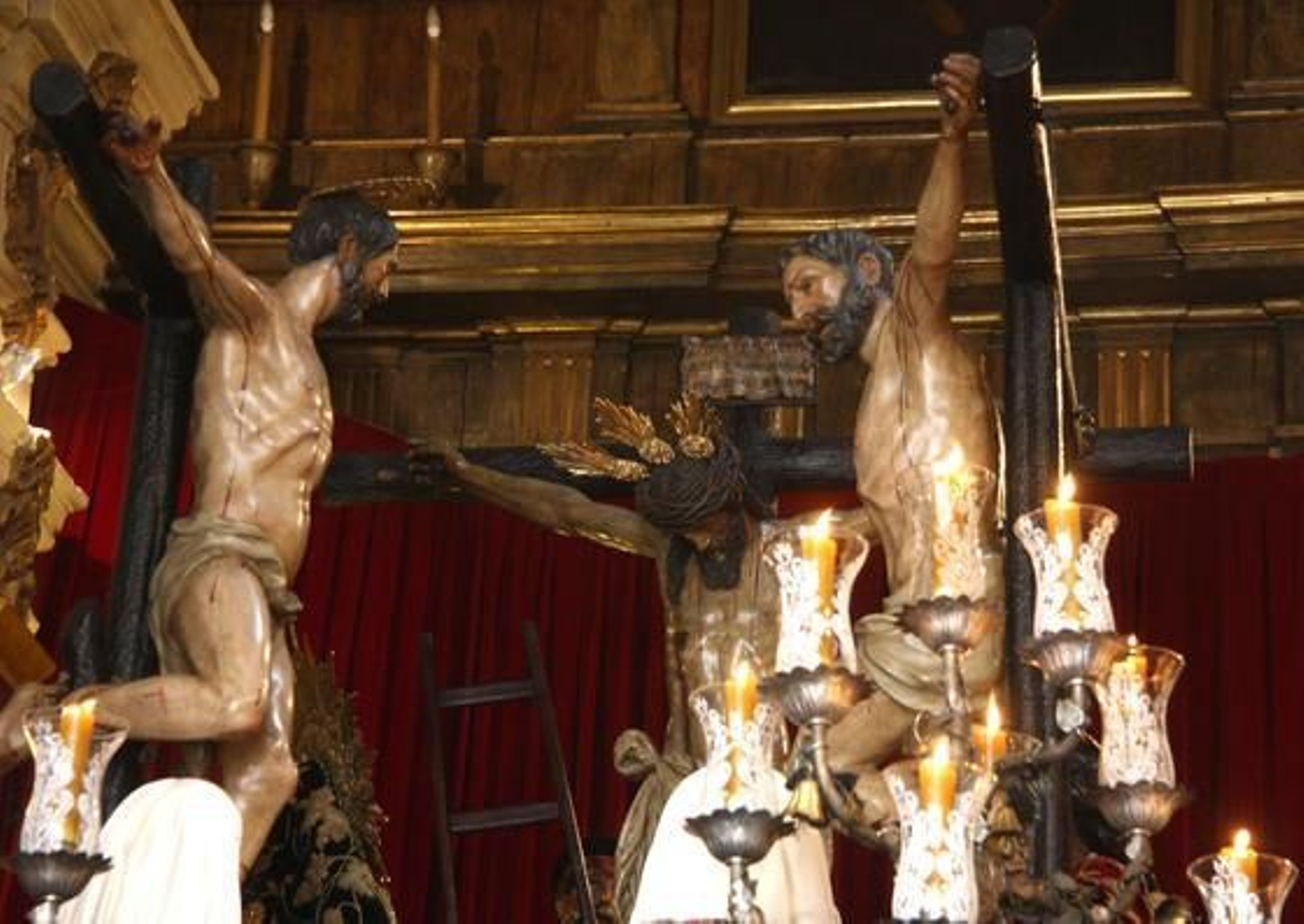 La hermandad de la Carretería no pudo procesionar este Viernes Santo.

Foto: Belén Vargas