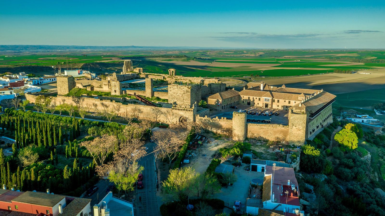 El Parador de Carmona se levanta sobre un alcázar del siglo XIV.
