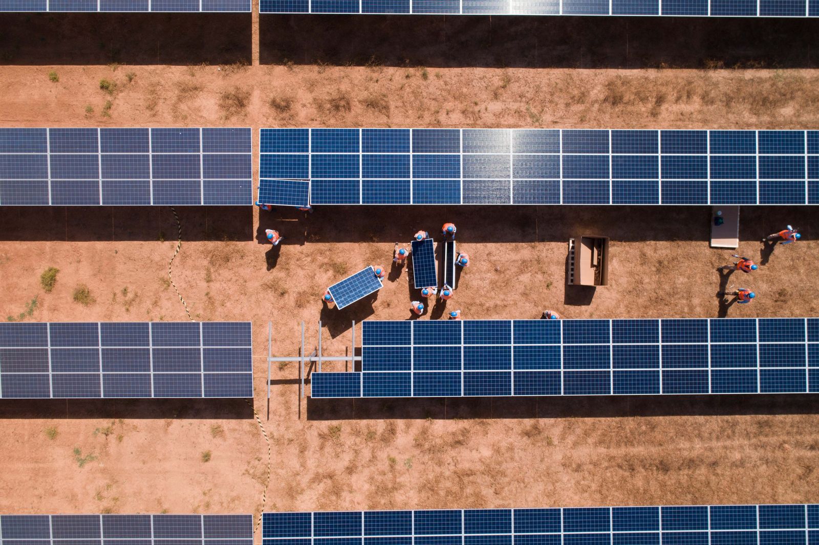 Trabajos de construcción de uno de los proyectos de Prodiel.