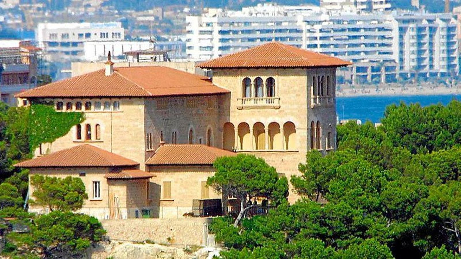 El Palacio de Marivent, en Palma de Mallorca