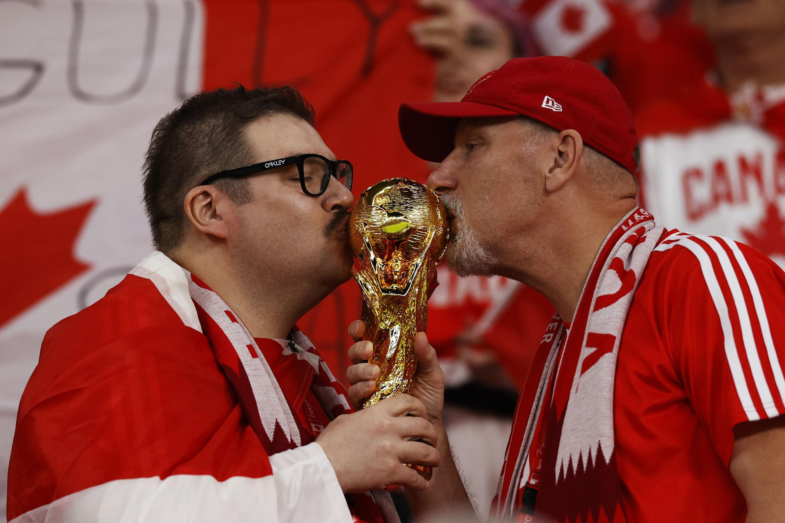 Las imágenes del Bélgica - Canadá en el Mundial de Qatar