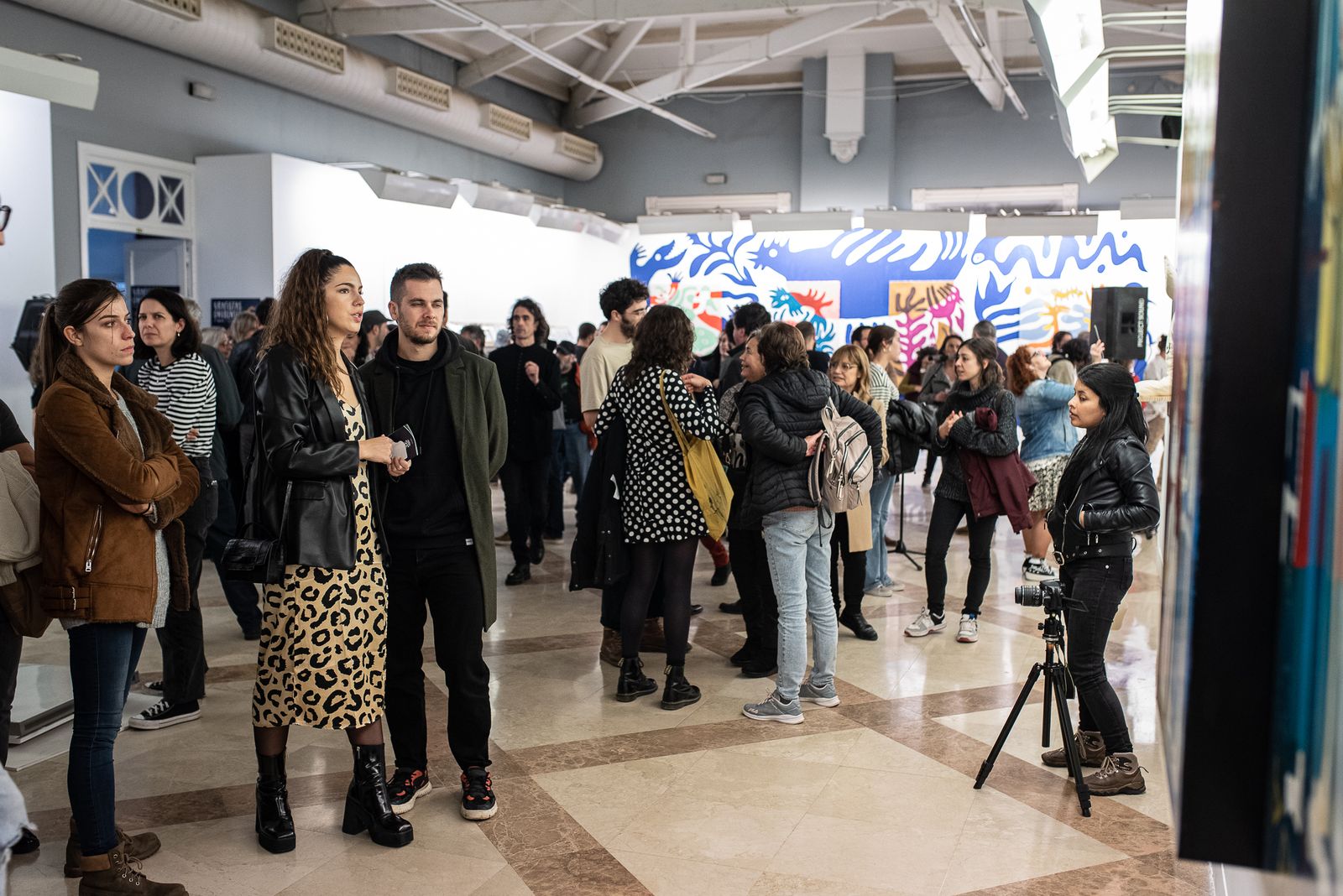 Imágenes de la inauguración de la muestra de Grafistas Onubenses