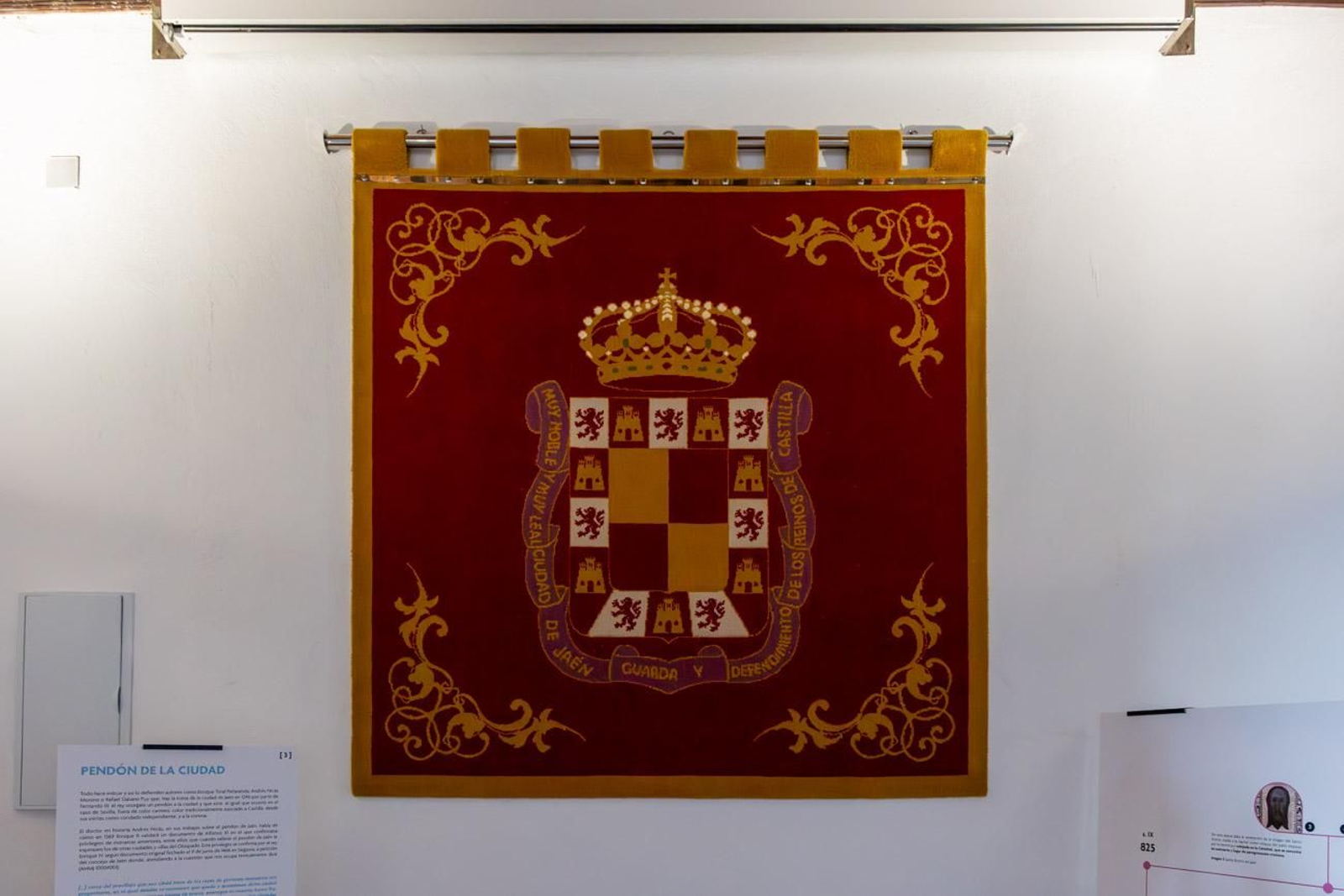 Reapertura del Salón Mudéjar tras su restauración, coincidiendo con la inauguración de la exposición 'Jaén: 825-2025' conmemorativa del 1.200 aniversario