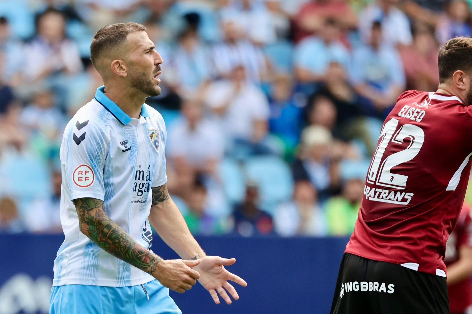 El Málaga CF - Mérida, en fotos