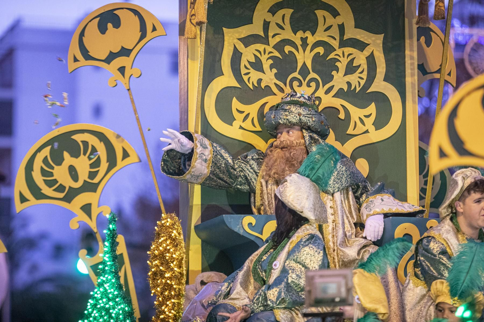 El Rey Gaspar en la Cabalgata de Cádiz en ediciones anteriores