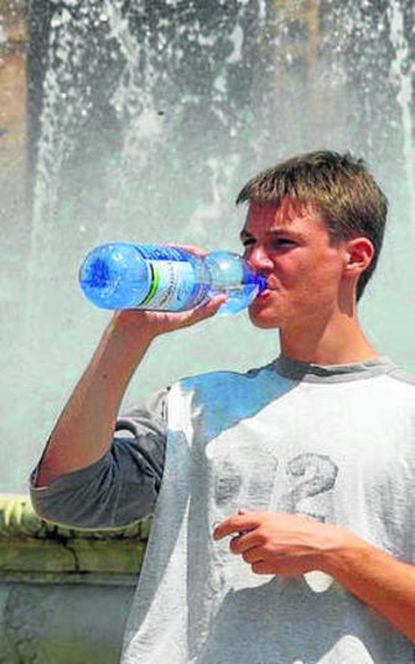 Agua en días de calor.