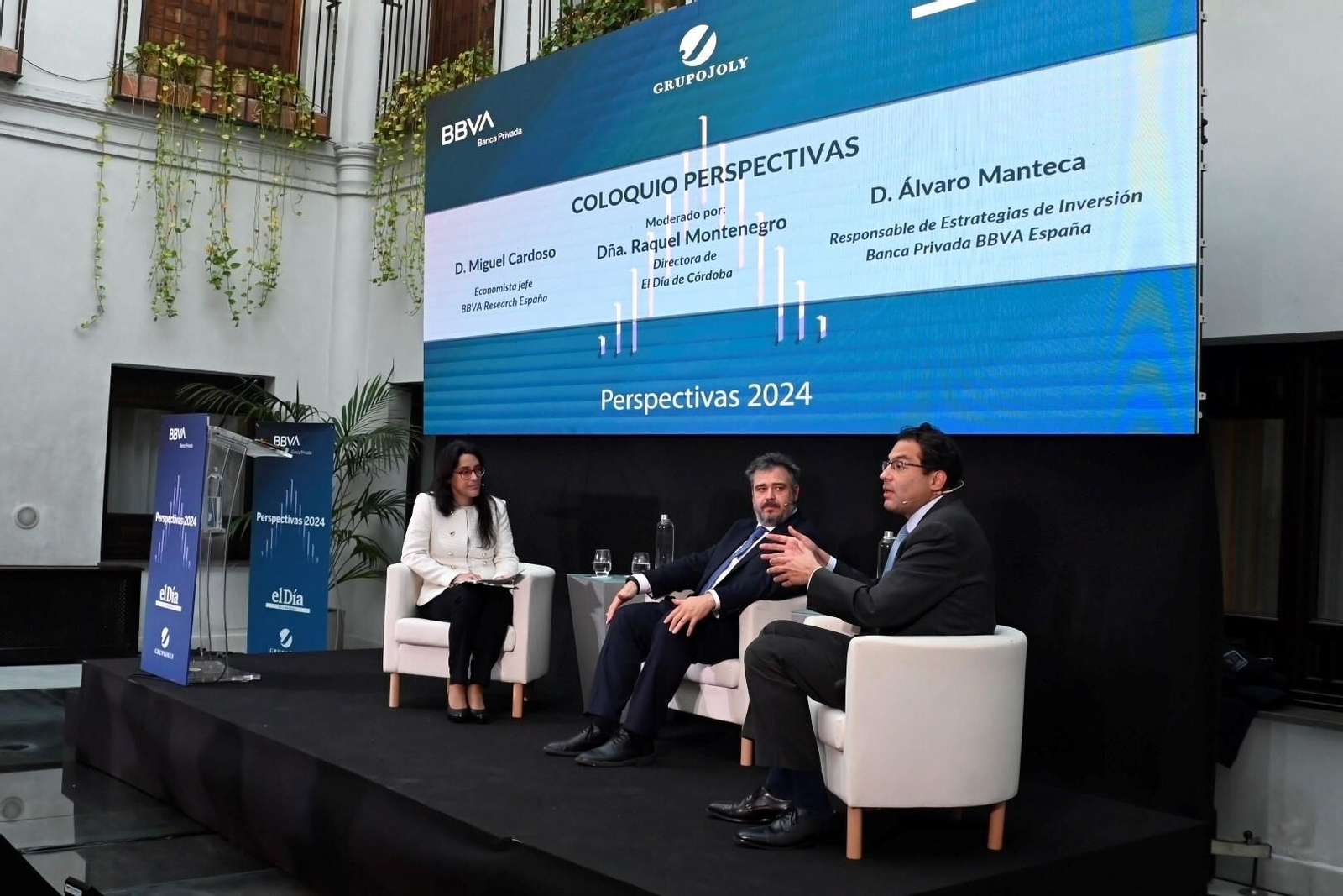 Foro sobre perspectivas de banca privada de BBVA y Grupo Joly, en imágenes