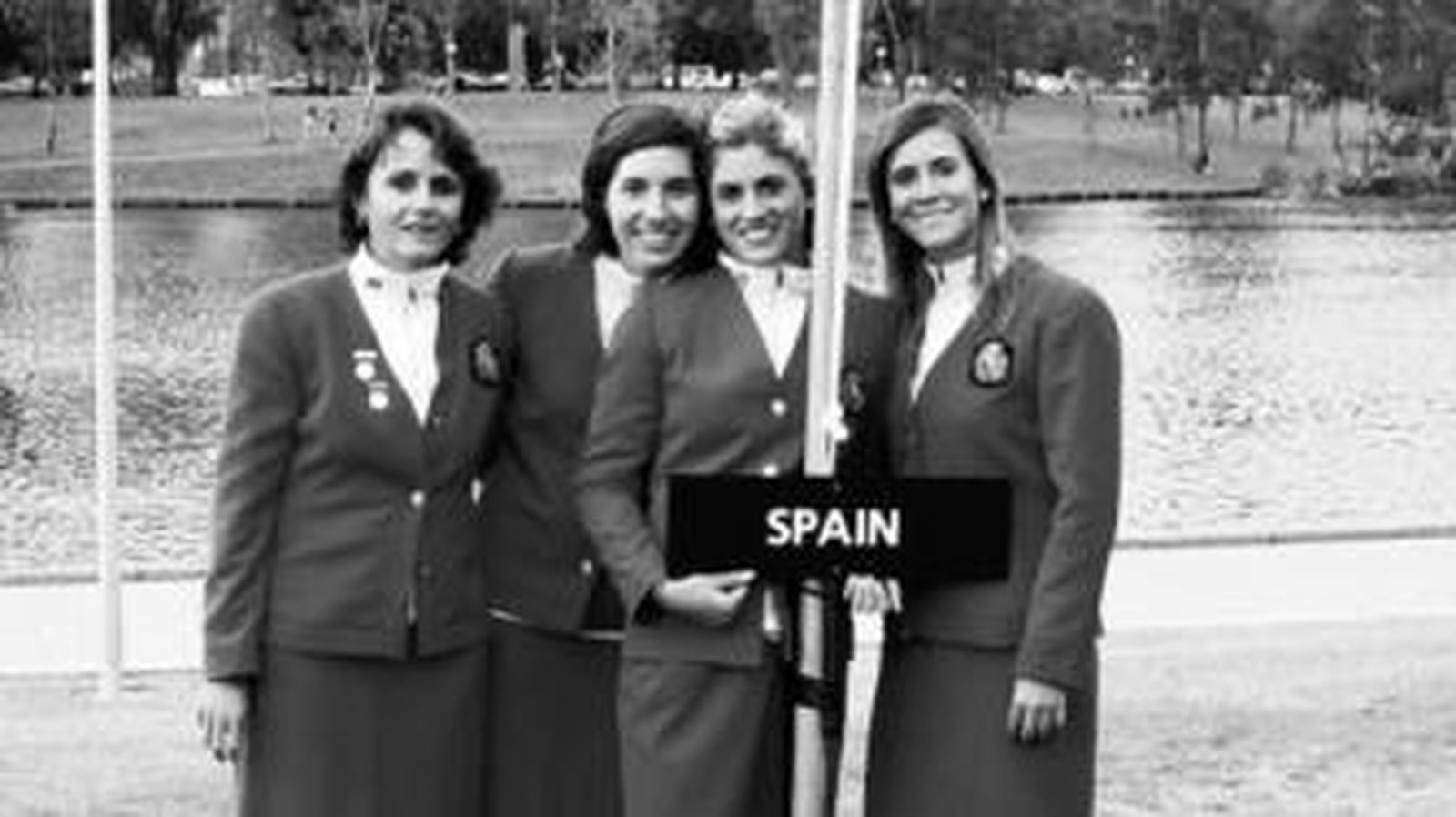 Equipo español en el Mundial: Macarena Campomanes, Carlota Ciganda, Belén Mozo y Azahara Muñoz.