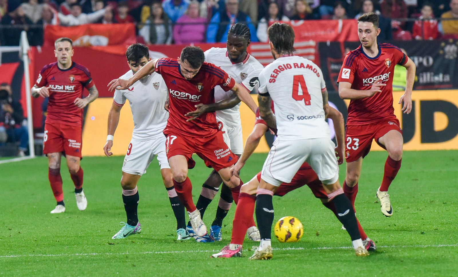 Las imágenes del Sevilla-Osasuna
