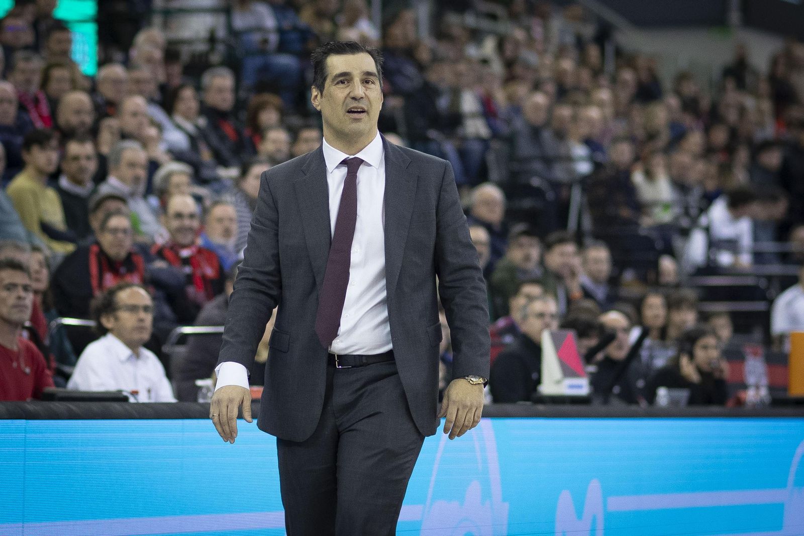 Pablo Pin, durante el partido ante el Real Madrid