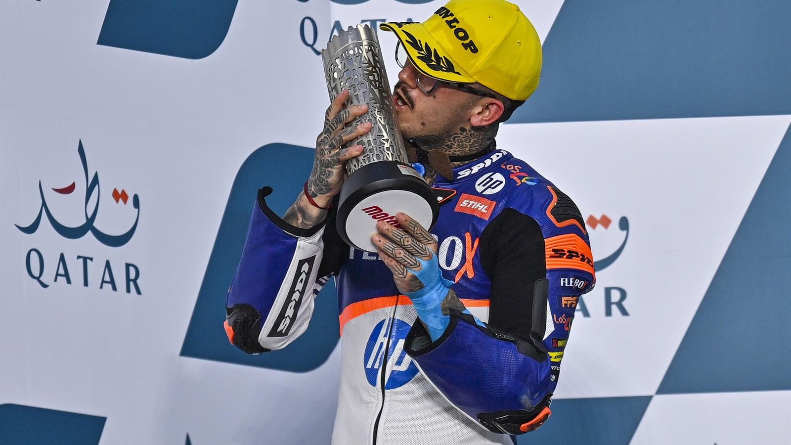 Arón Canet, segundo en Qatar.