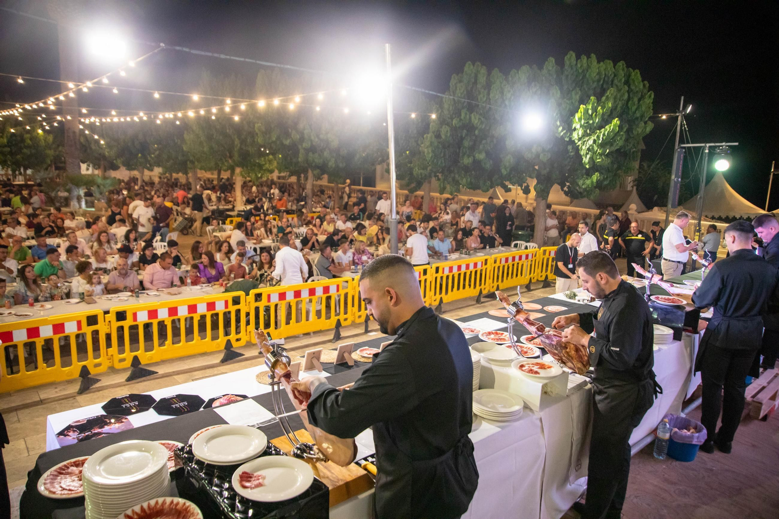 Concurso de cortadores de jamón en Serón, en imágenes