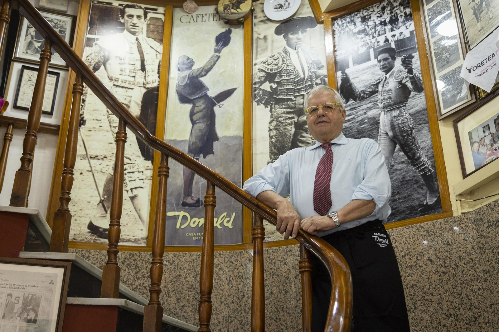 Mariano García, dueño de la Cafetería Donald de Sevilla.