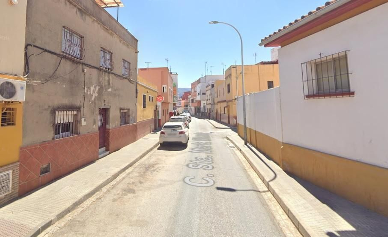 Calle Santa María Micaela, en Algeciras
