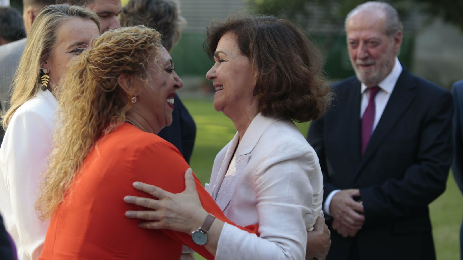 La vicepresidenta con Esperanza Fernández.