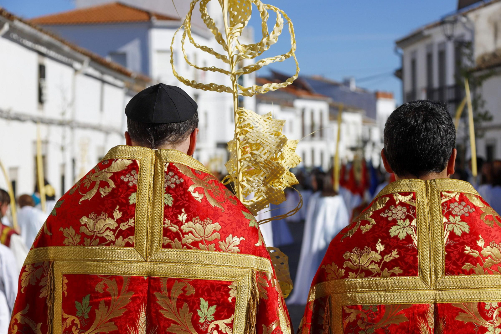 La procesión de la Borriquita en Villanueva de Córdoba, en imágenes