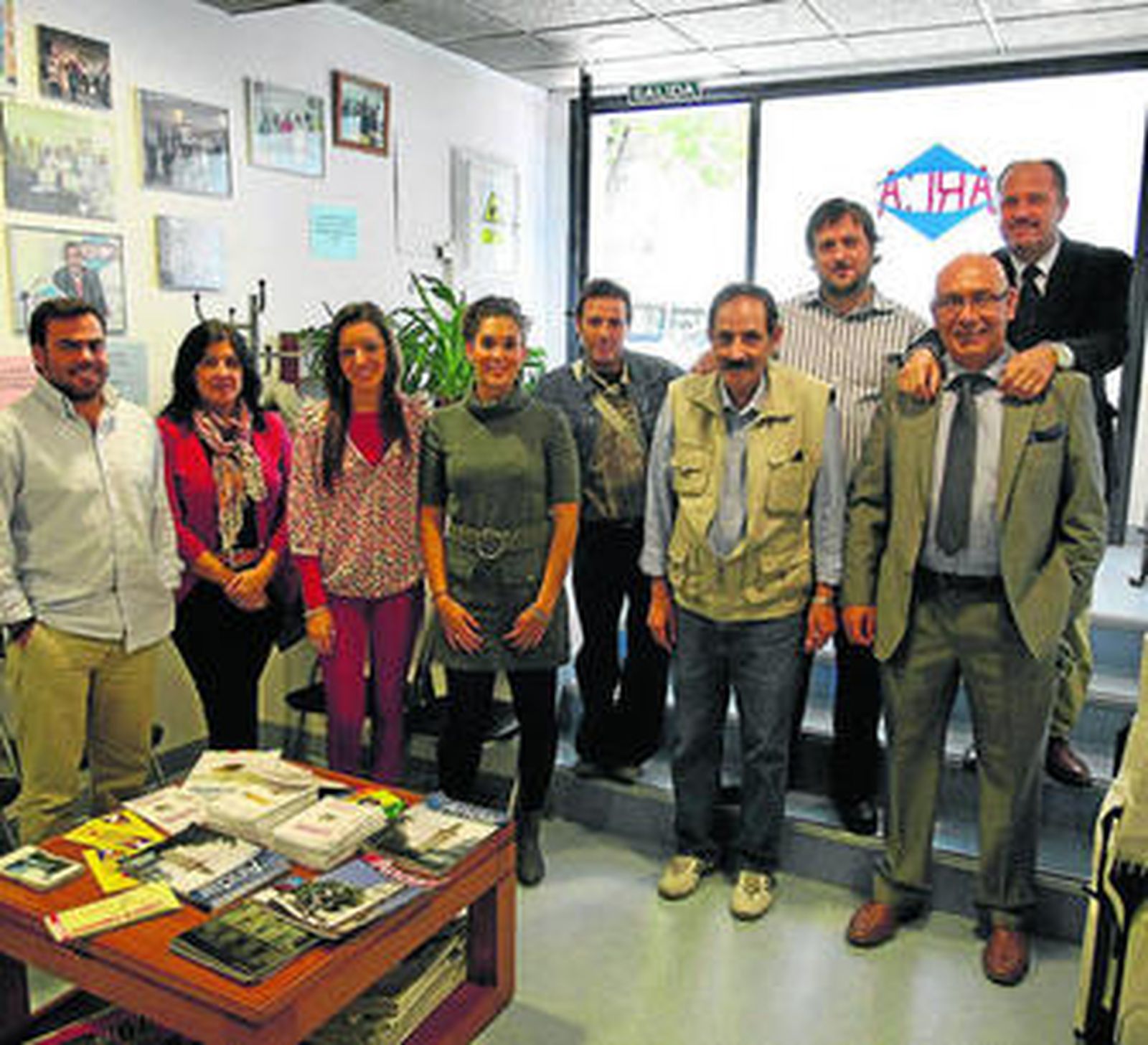 El equipo de ARCA al completo, en la jornada de puertas abiertas celebradas el pasado noviembre.