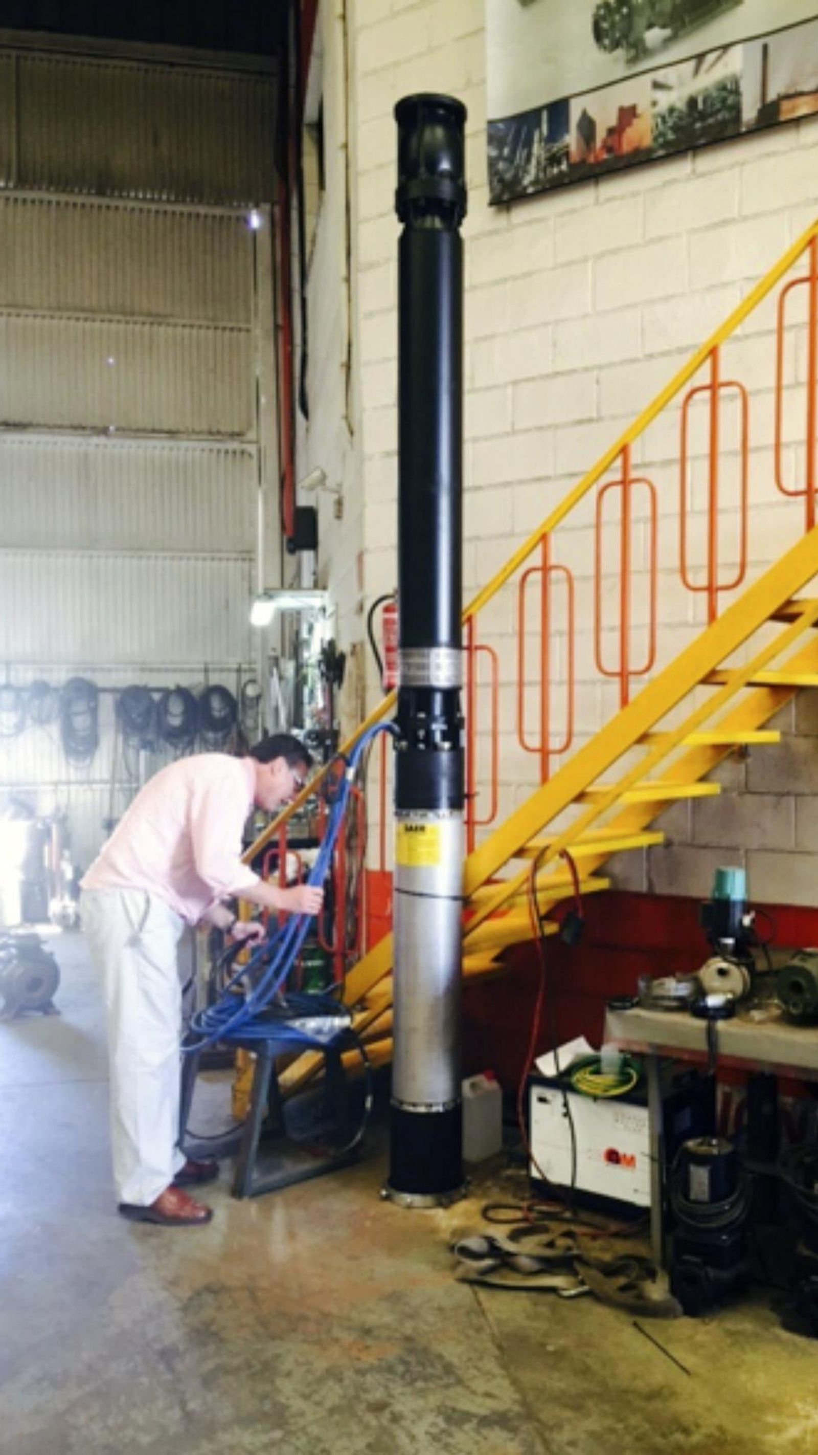 Prototipo de bomba hidráulica.