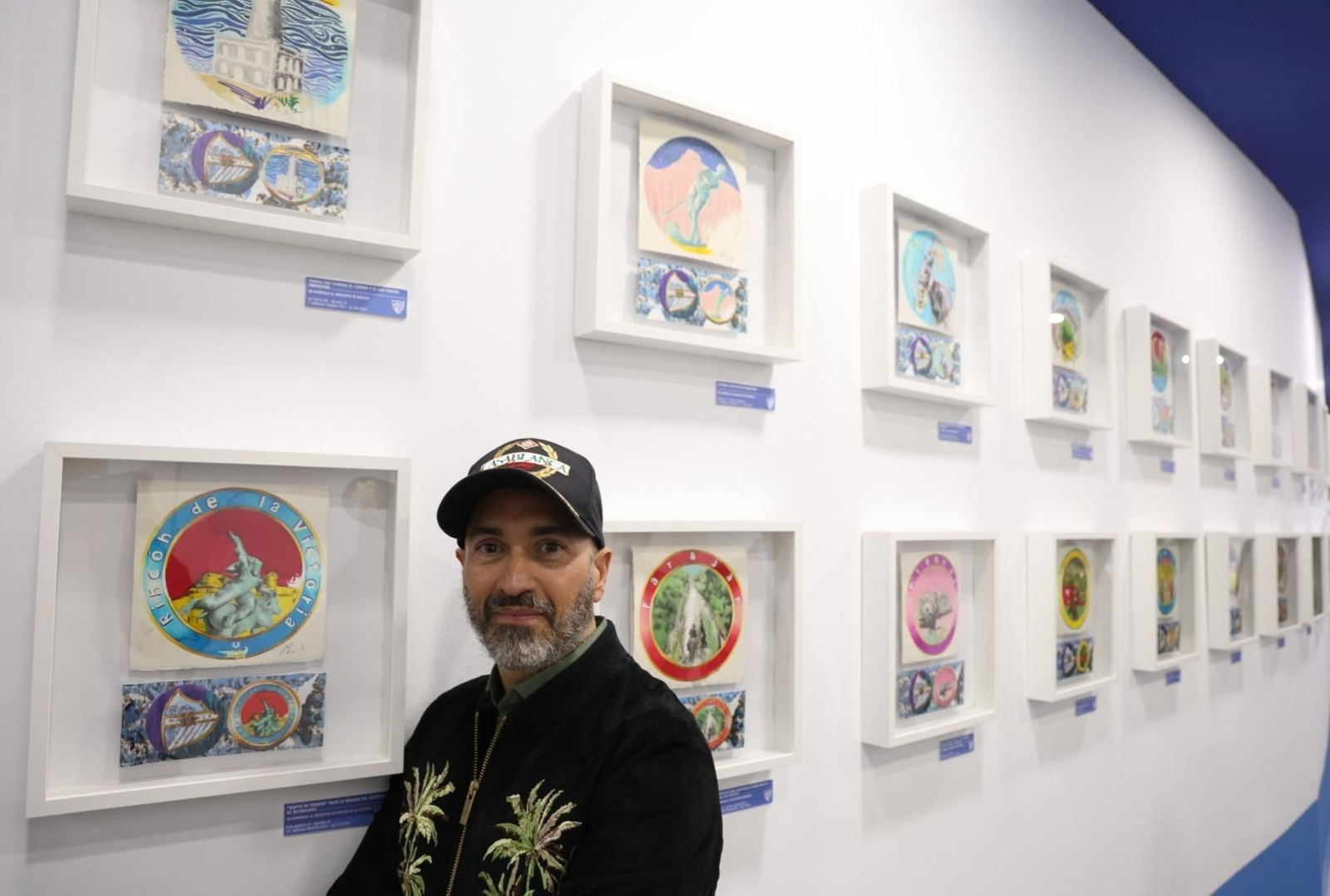 Brazaletes obras de arte del Málaga CF para la provincia