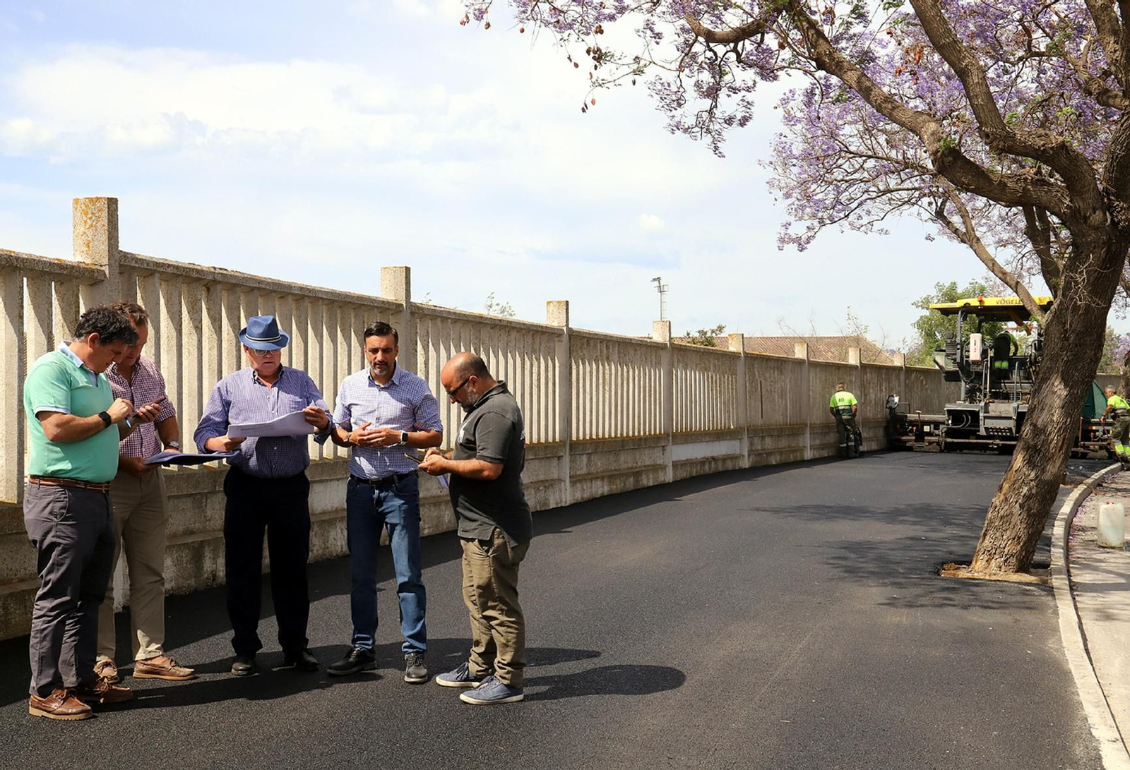 El edil José Antonio Díaz, en el perímetro exterior de Chapín. El edil José Antonio Díaz, en el perímetro exterior de Chapín.