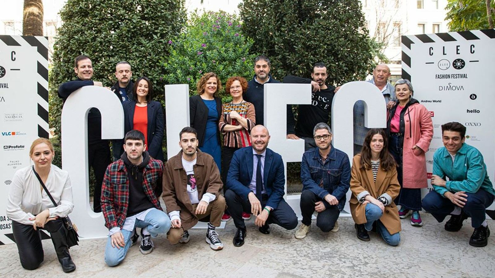 Organizadores del 'CLEC Fashion Festival', en la presentación.