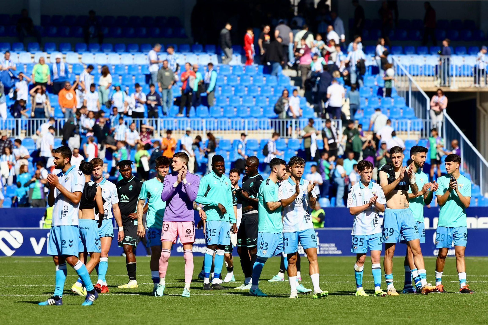 El Málaga CF - Atlético Baleares, en fotos