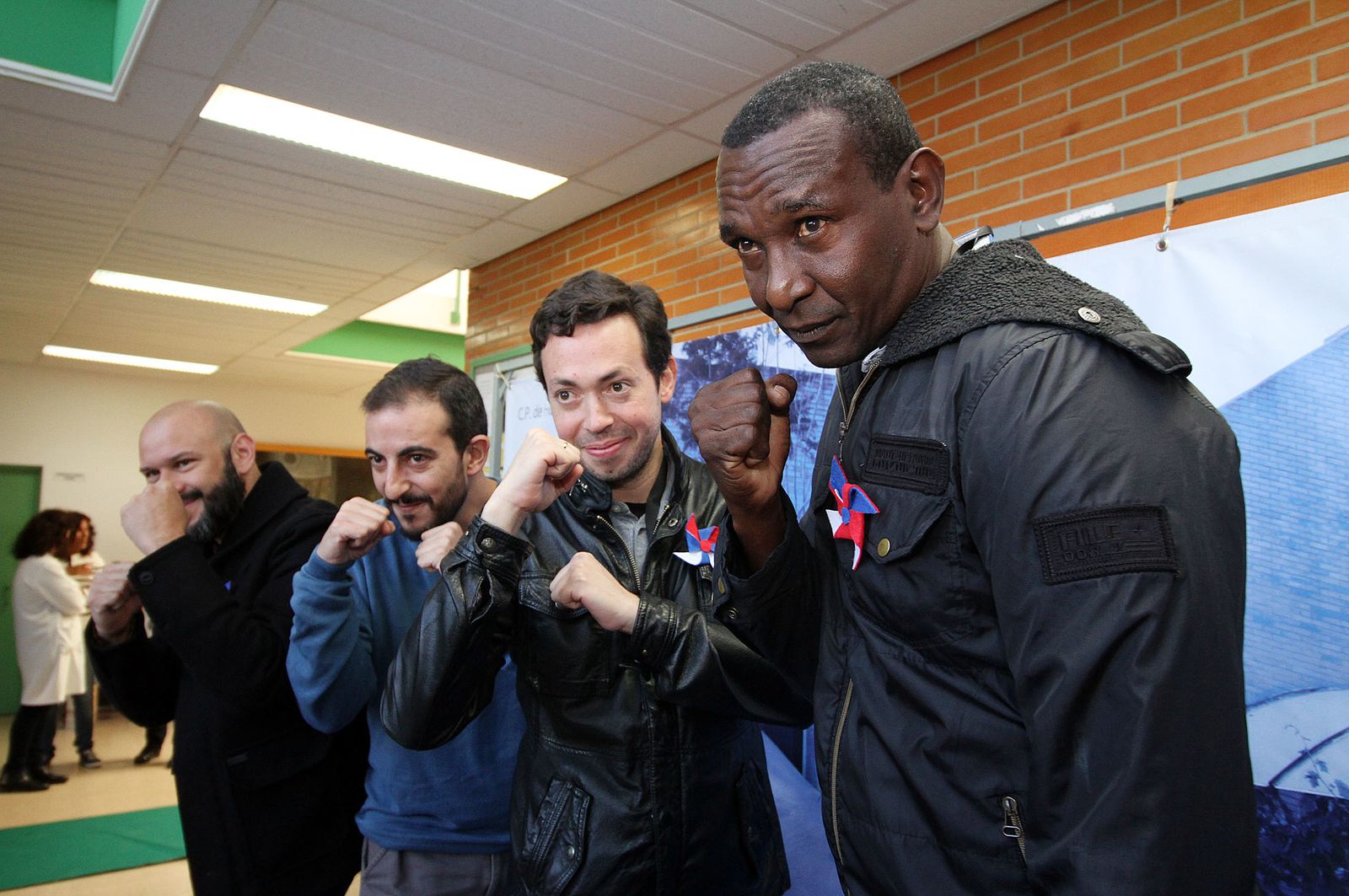 "El Piedra" visita la cárcel de Huelva, en imágenes