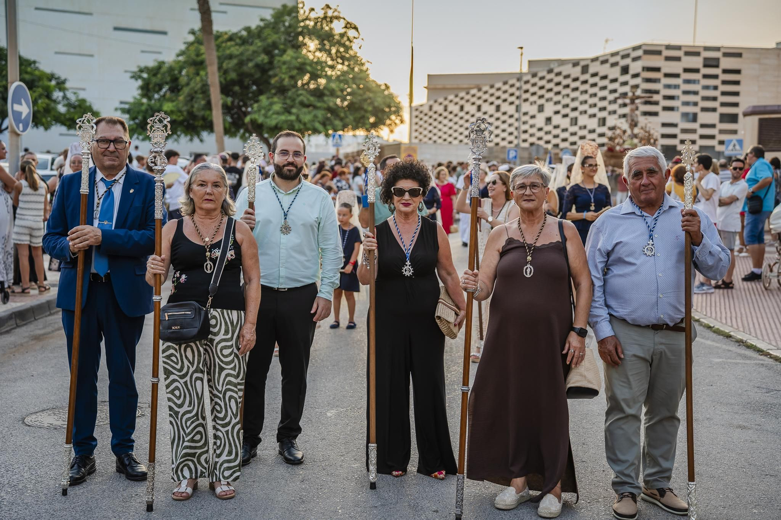 Así fue la procesión del Santísimo Cristo del Mar en el Puerto de Roquetas.