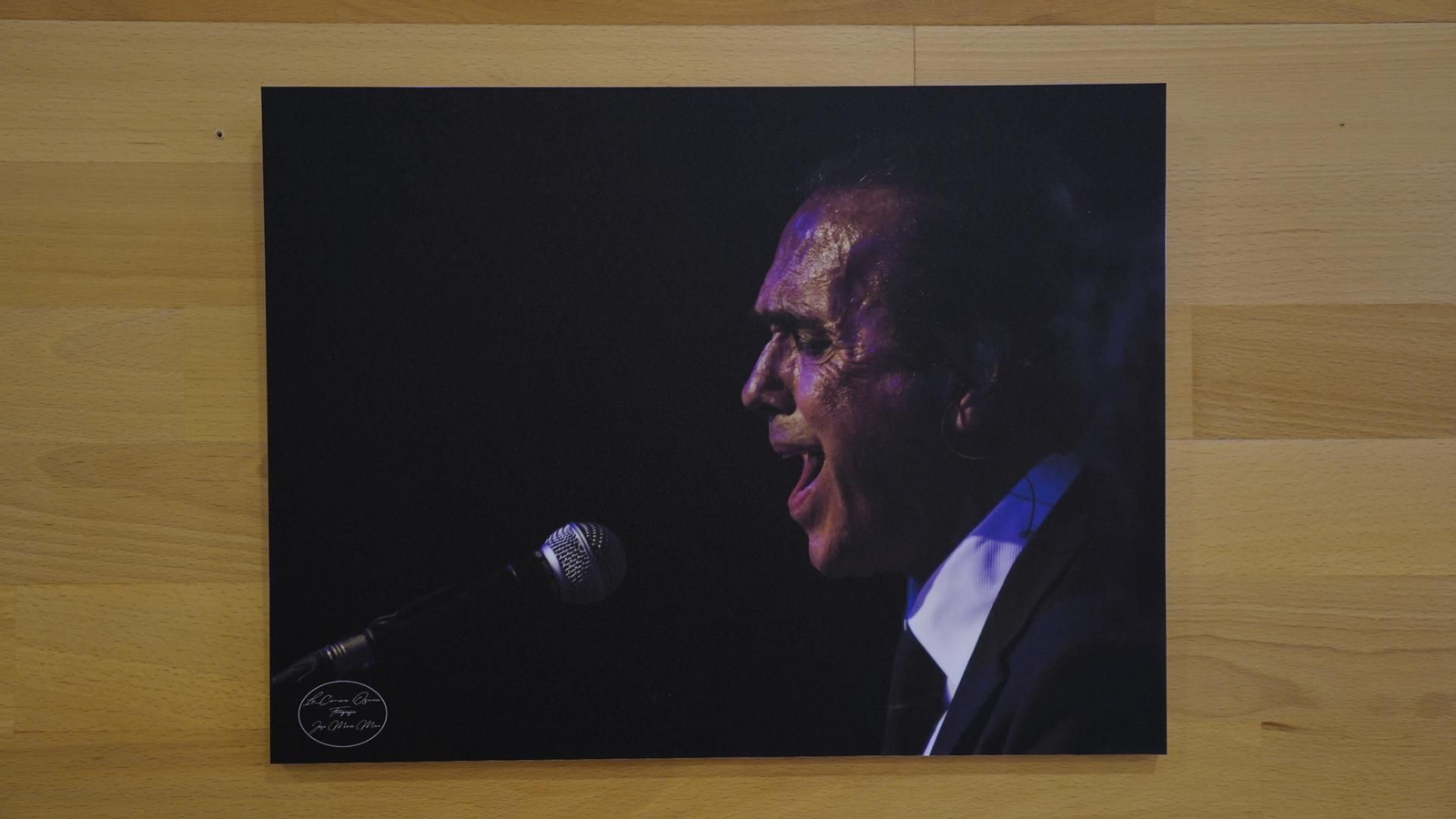 Fotos de la masterclass de baile flamenco impartido por La Lupi y de la exposición "10 años cantando a Paco" de José Mera