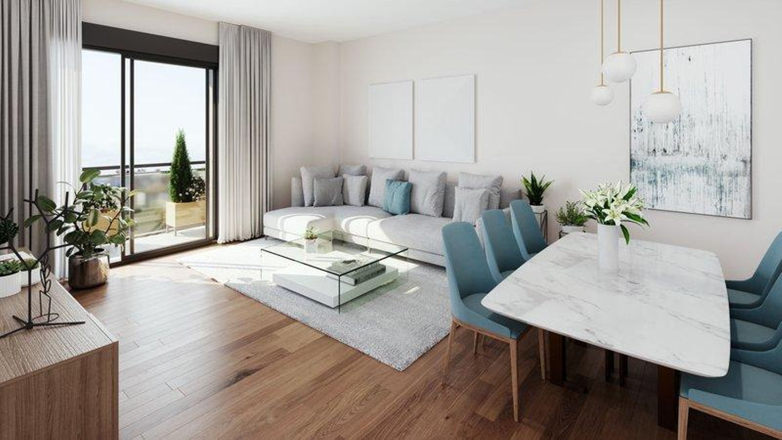 Salón de la promoción Habitat Jardines de Oriente