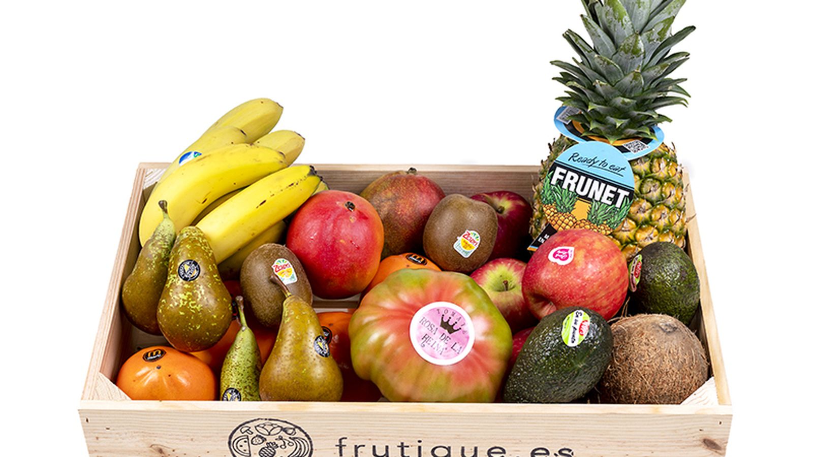 Una de las cestas de Frutique.