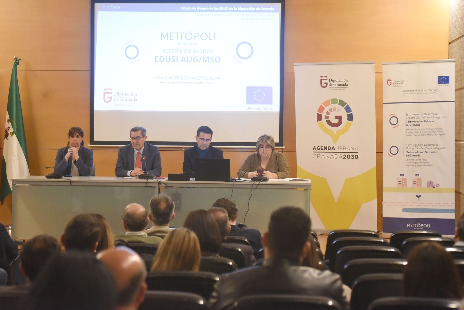 Imagen del inicio de las jornadas para la elaboración de la Agenda Urbana Metropolitana de Granada