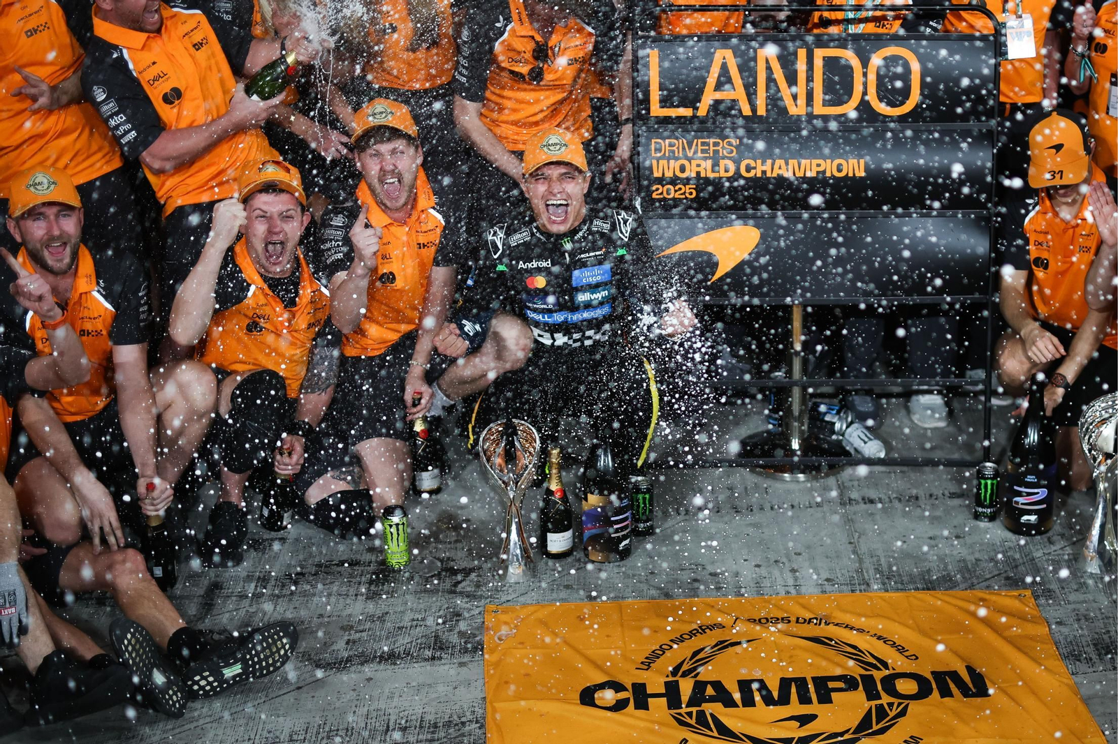 Las fotos del título mundial de Lando Norris en la Fórmula 1