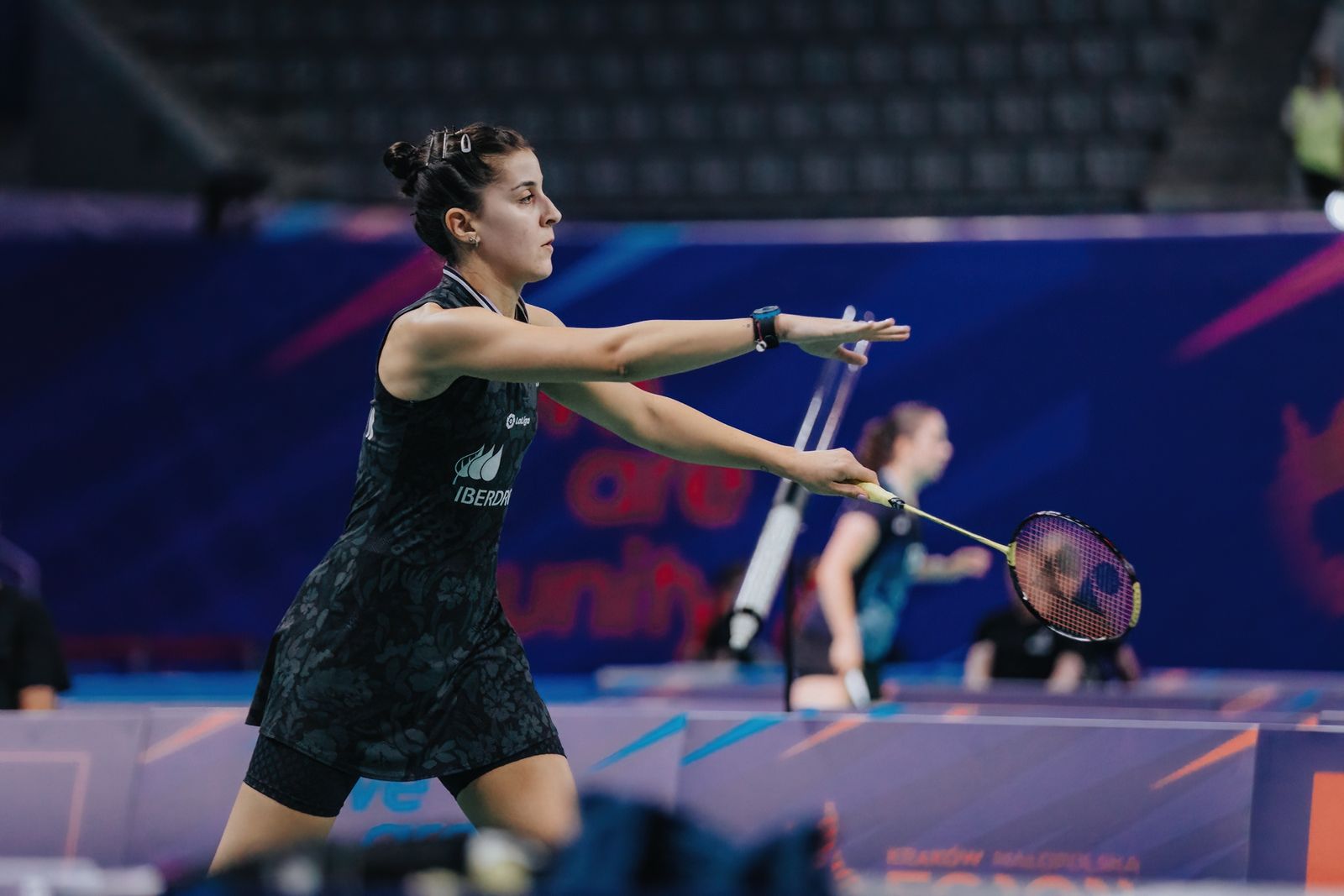 Carolina Marín en los Juegos Europeos.