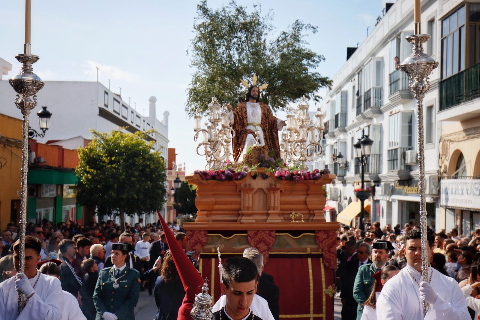 Imágenes de la salida de La oración en El Huerto en la Semana Santa de Chiclana 2025