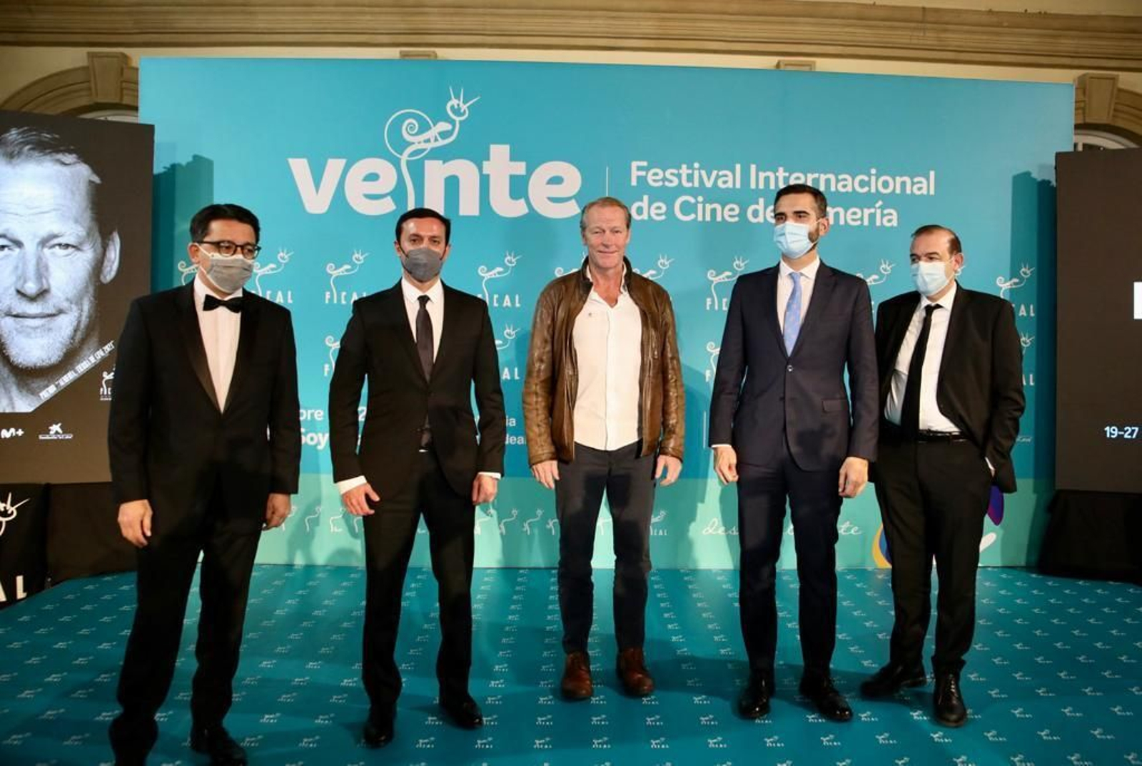 El actor escocés Iain Glen durante su visita a la Diputación de Almería.