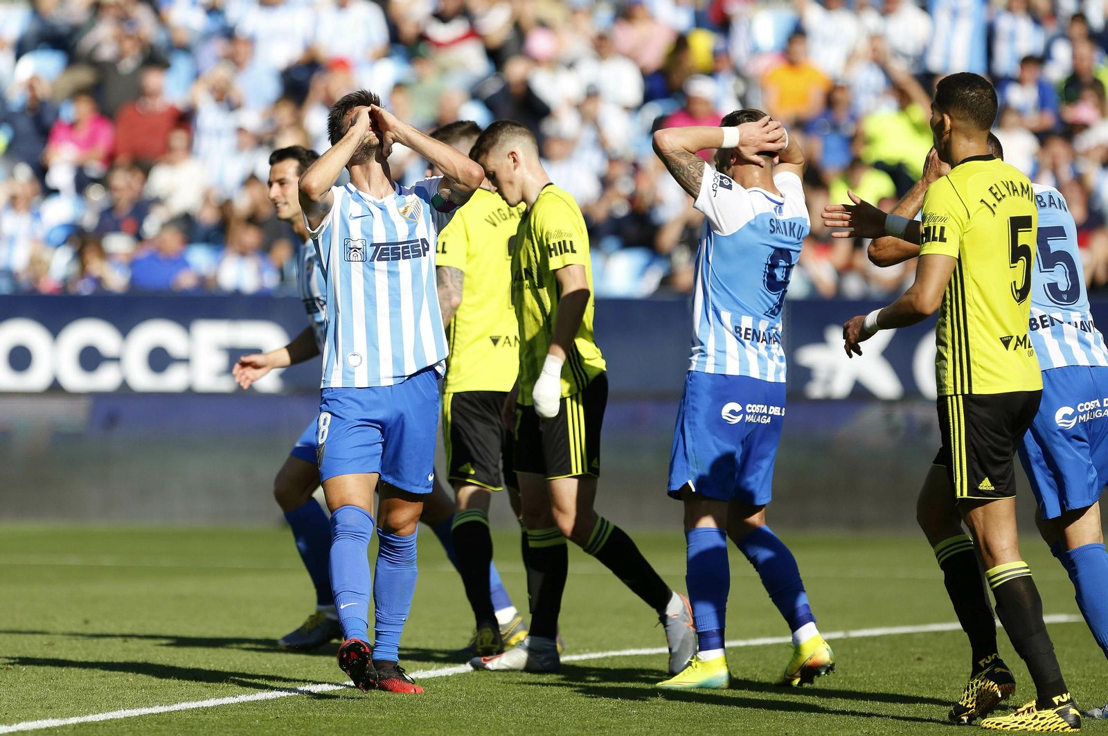 Las fotos del Málaga-Zaragoza