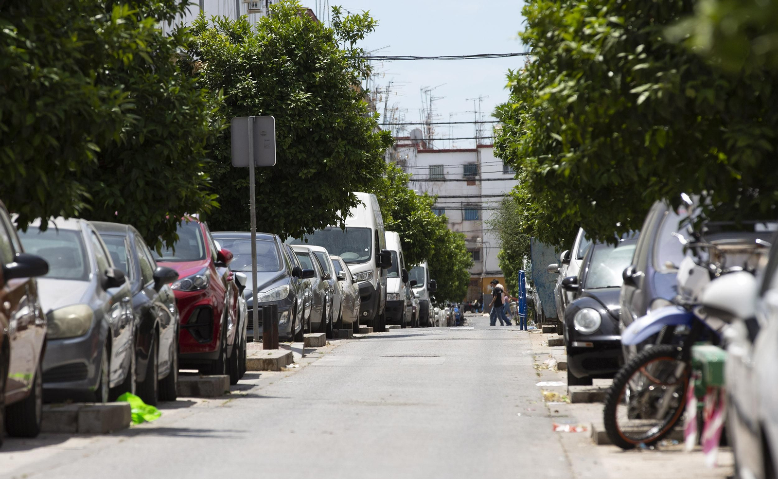 La calle Mirlo, escenario de los últimos tiroteos.