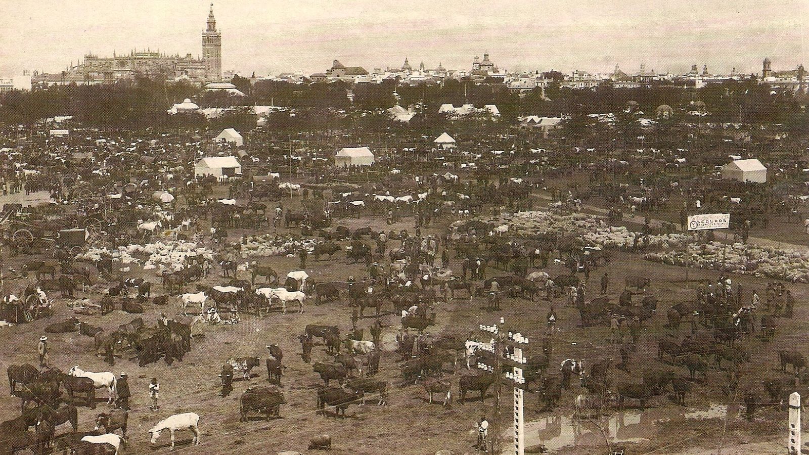 La Feria de Abril era de carácter ganadero y agrícola.