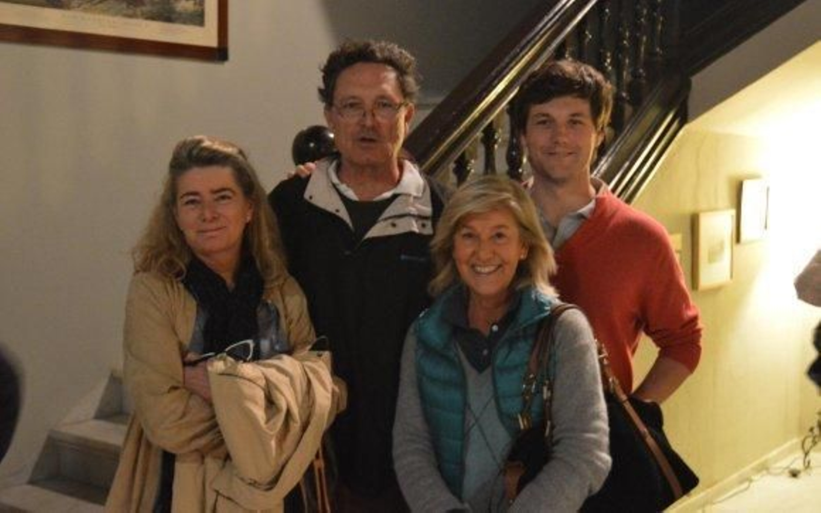 Cristina Silos, Arturo Argüeso, Marita Picardo y Patricio Argüeso, durante la entrega de trofeos.  Foto: Ignacio Casas de Ciria