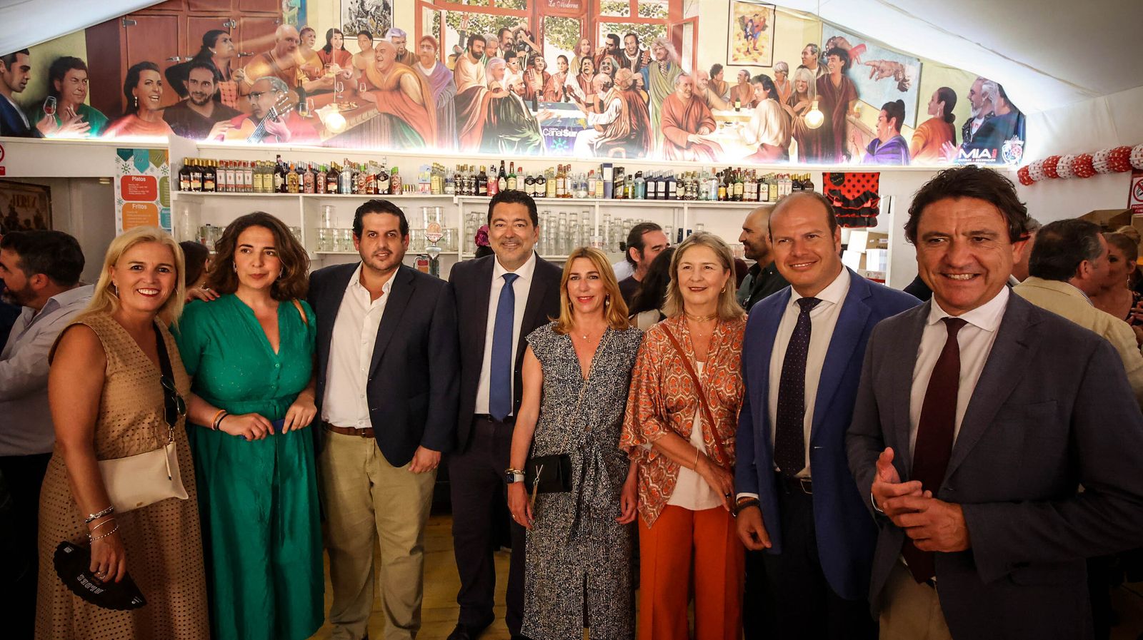 Inauguración de la caseta de Canal Sur en la Feria de Jerez