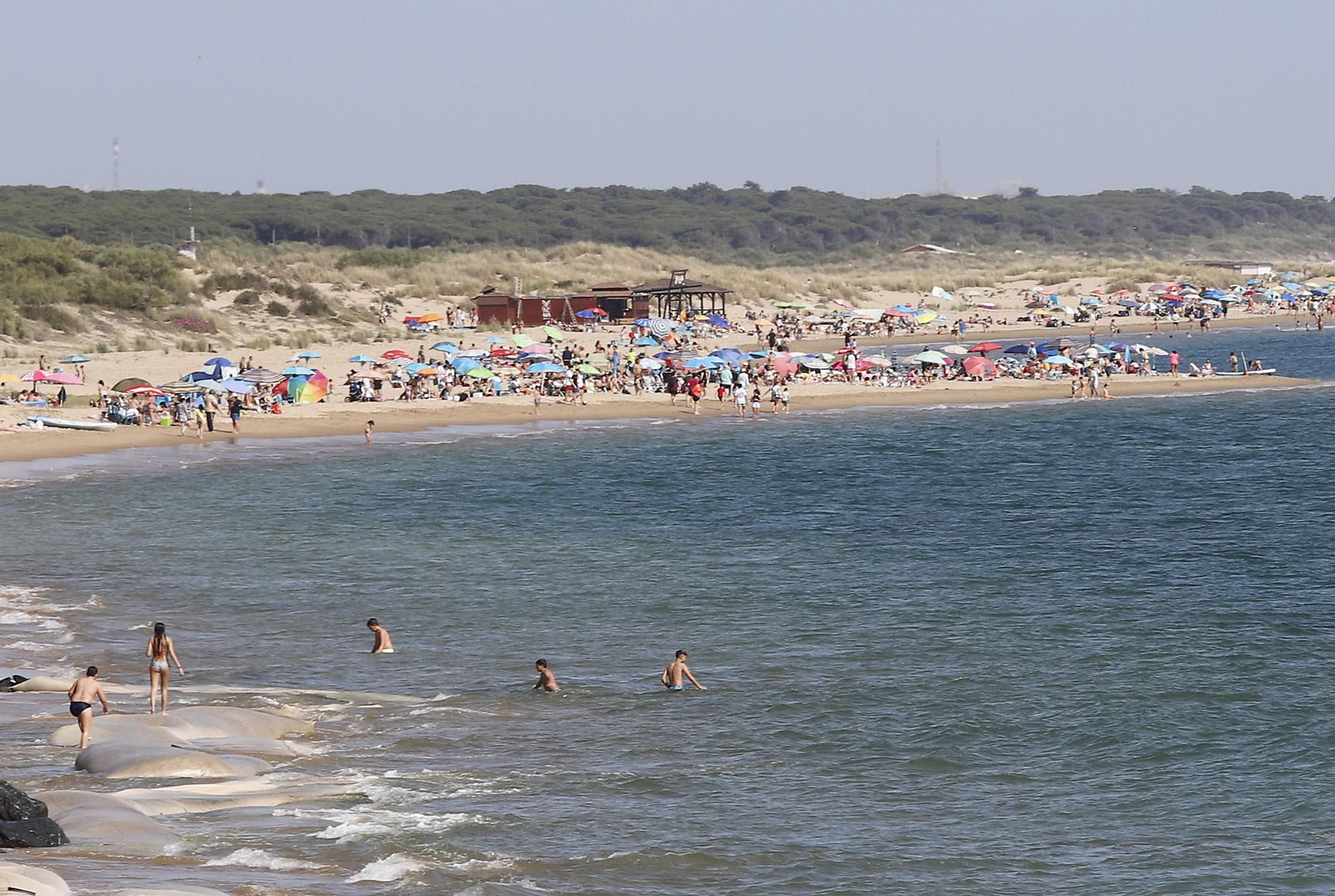 Turismo en las playas de Huelva.