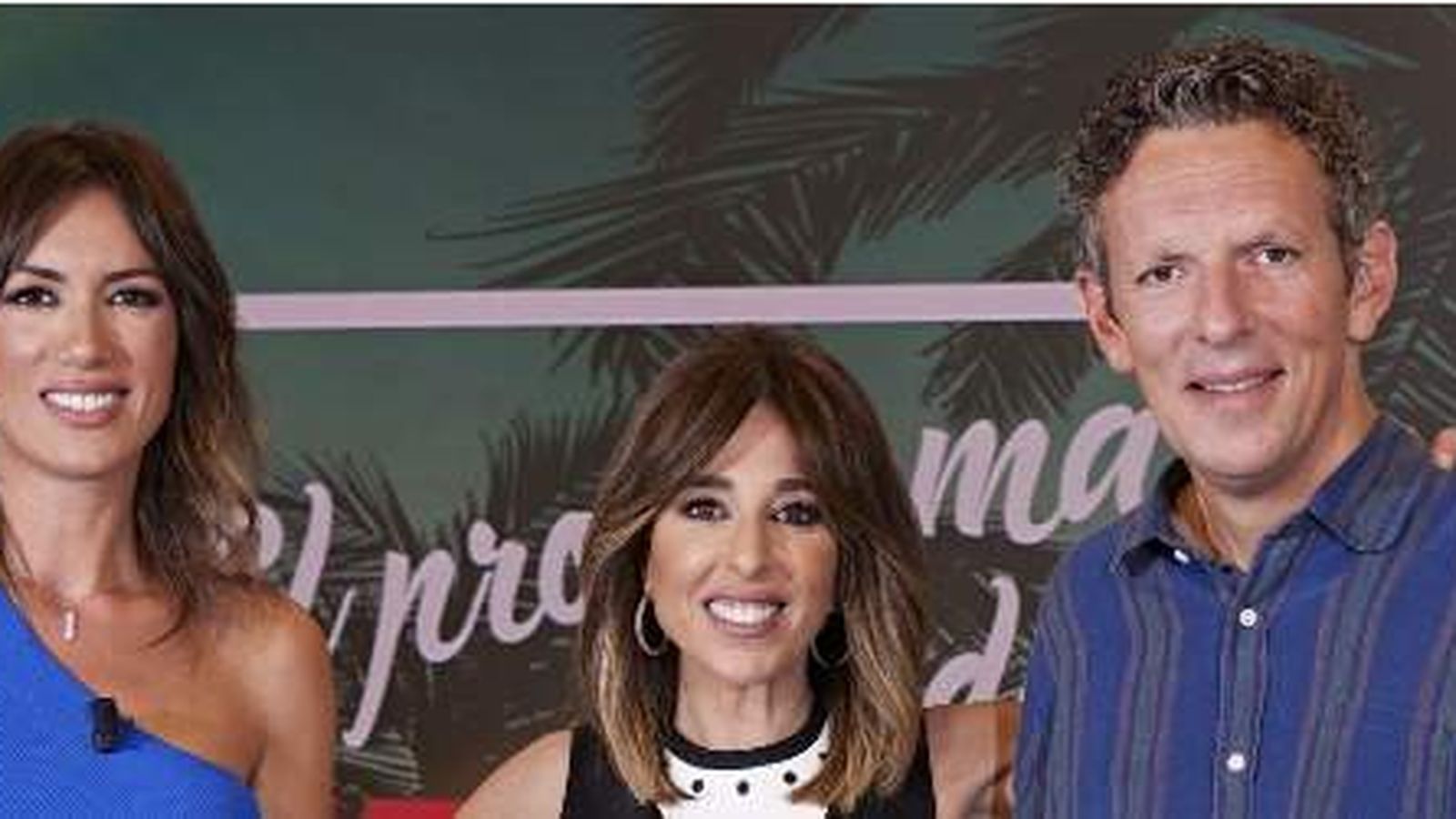 De i. a dcha. Patricia Pardo, Ana Terradillos y Joaquín Prat, los tres presentadores de 'El programa de AR' en la actualidad.