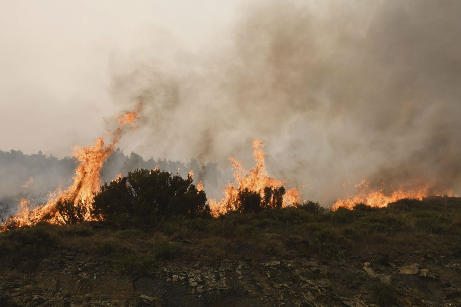 Paisaje de Iruela, uno de los afectados por el incendio.