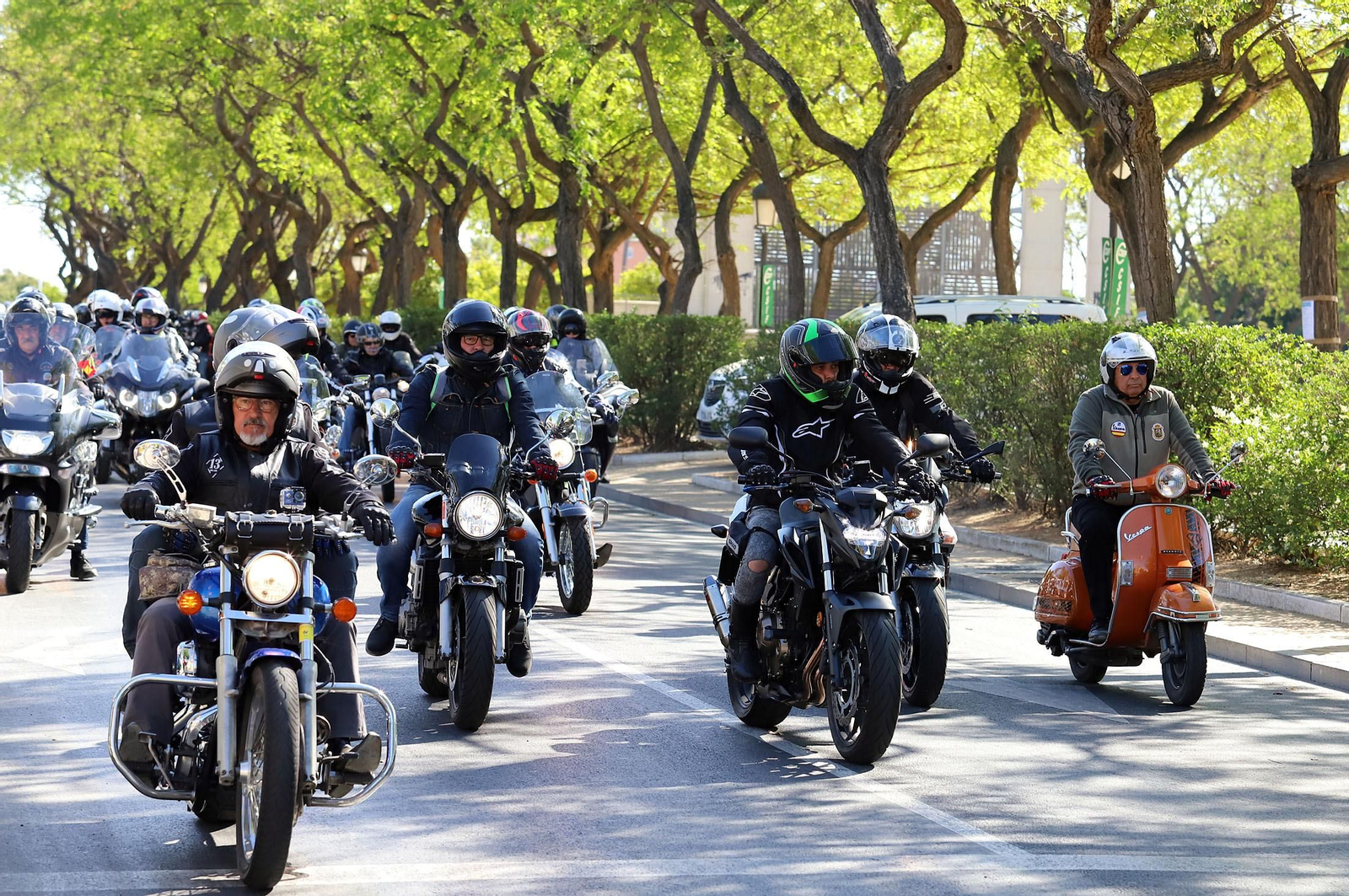 Imágenes de la III Ruta Moto-Solidaria organizada por CSIF