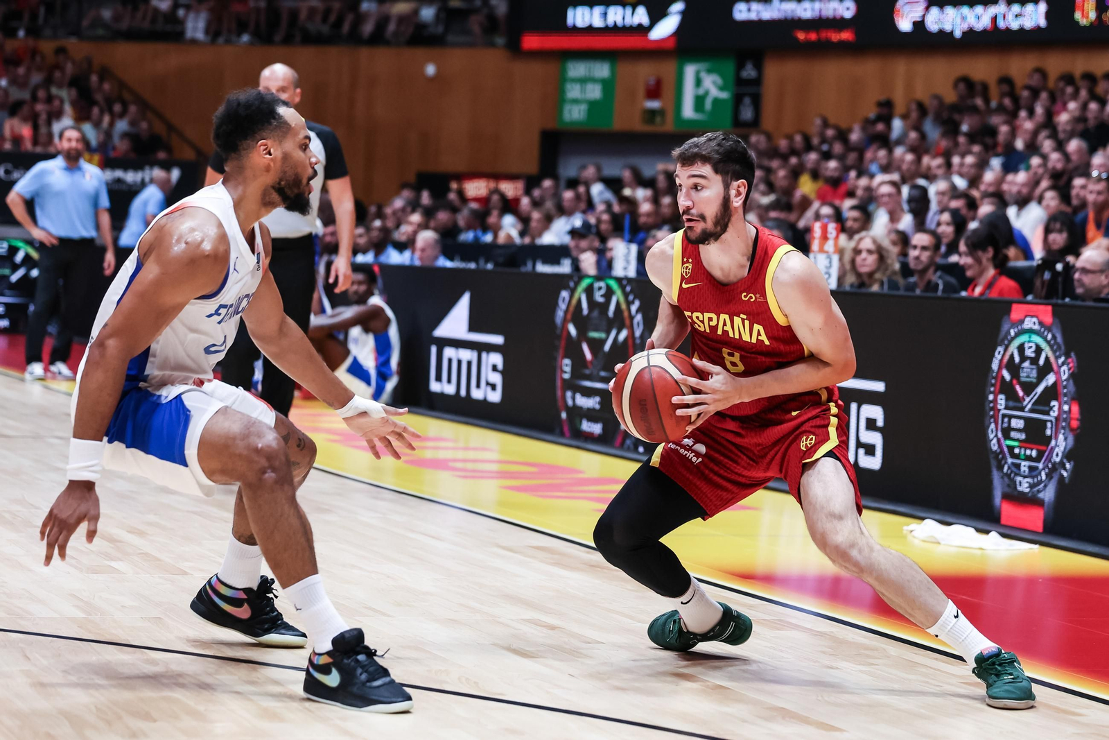 Las fotos del España - Francia de baloncesto