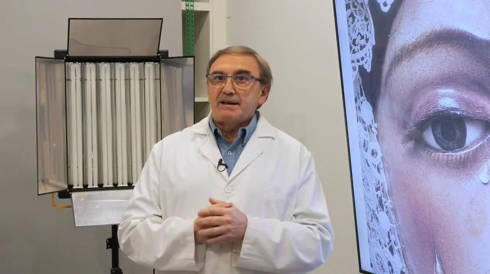 El restaurador Pedro Manzano