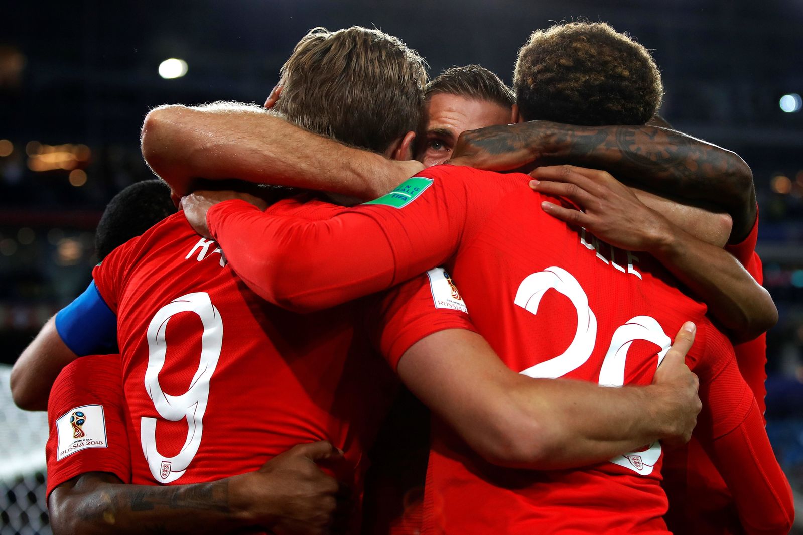 Las imágenes del Colombia-Inglaterra