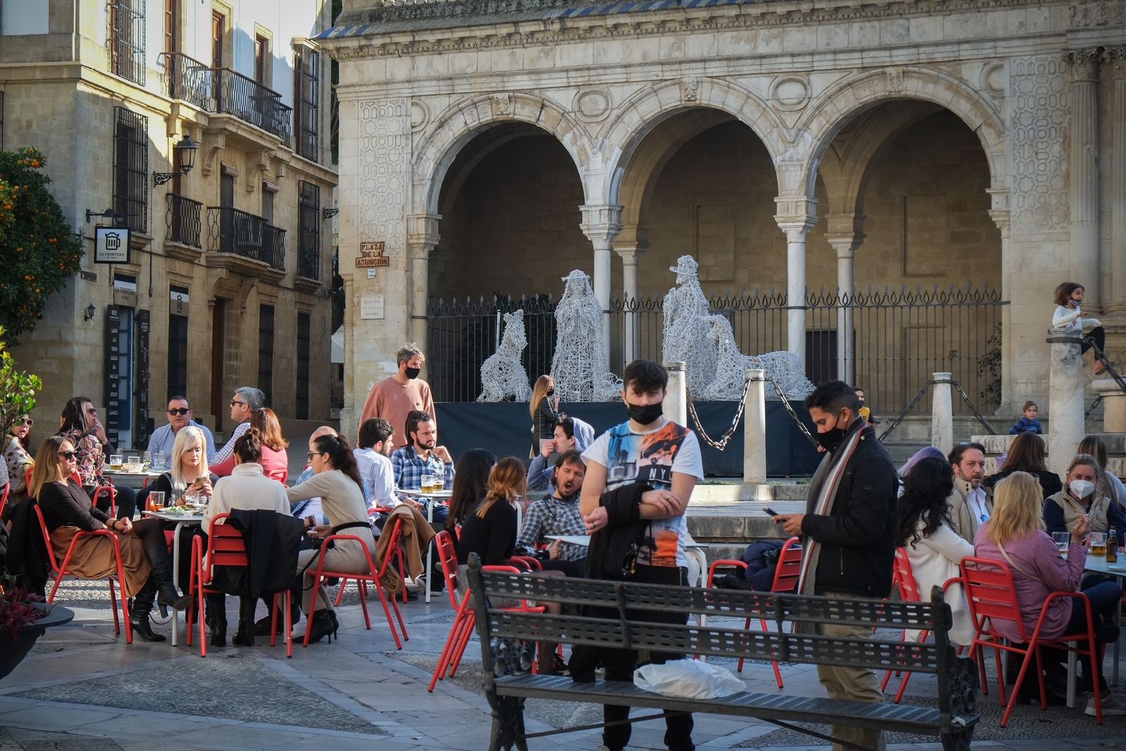 Ambiente en el centro