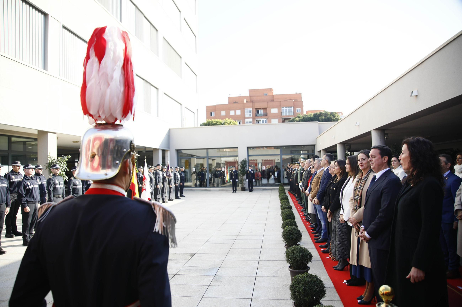 Las imágenes del acto institucional de la Policía Local de Almería con motivo de la festividad de su patrón, San Esteban